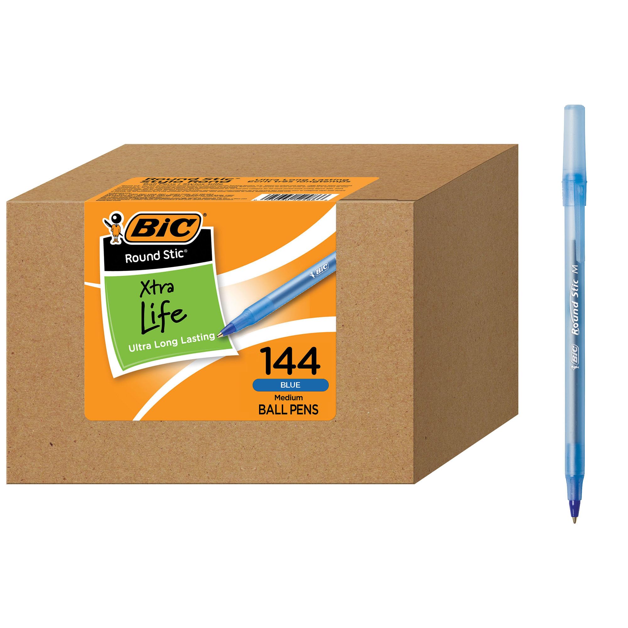 LCCKFELD ECUIPMĚNT 38灯 Amazon.com : BIC Round Stic Xtra Life Blue Ballpoint Pens, Medium
